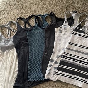 Bundle 6 Lululemon tank tops